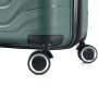 Lot de 4 valises rigides 2435 Extensible 55, 66, 76 et 87 cm Vert