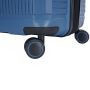 Lot de 3 valises rigides extensibles + vanity 2133 55, 66 et 77 cm Bleu