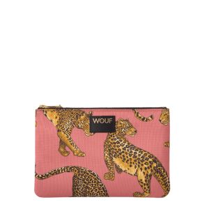 Pochette large 21 cm Blush Leopard