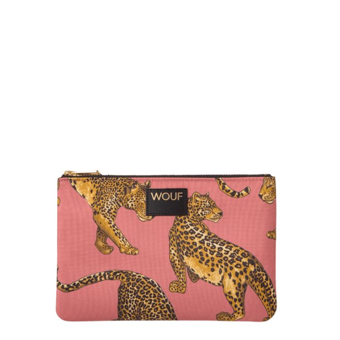 Pochette large 21 cm Blush Leopard