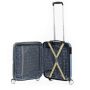 Lot de 2 valises cabines rigides extensibles + vanity 326 45 et 55 cm Bleu