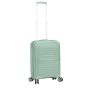 Valise cabine rigide 59103 55 cm Silver green