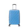 Lot de 3 valises rigides 350 Extensible 55, 66 et 76 cm Bleu