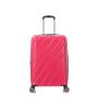 Lot de 3 valises rigides 350 Extensible 55, 66 et 76 cm Fuchsia