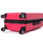 Lot de 3 valises rigides 350 Extensible 55, 66 et 76 cm Fuchsia
