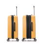 Lot de 3 valises rigides 350 Extensible 55, 66 et 76 cm Moutarde
