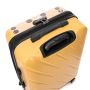 Lot de 3 valises rigides 350 Extensible 55, 66 et 76 cm Moutarde