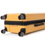 Lot de 3 valises rigides 350 Extensible 55, 66 et 76 cm Moutarde