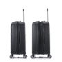 Lot de 3 valises rigides 350 Extensible 55, 66 et 76 cm Noir