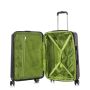 Lot de 3 valises rigides 350 Extensible 55, 66 et 76 cm Noir