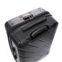 Lot de 3 valises rigides 350 Extensible 55, 66 et 76 cm Noir