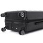 Lot de 3 valises rigides 350 Extensible 55, 66 et 76 cm Noir