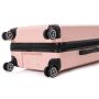 Lot de 3 valises rigides 350 Extensible 55, 66 et 76 cm Rose Gold
