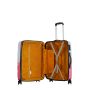 Lot de 3 valises rigides 380 Extensible 55, 66 et 76 cm Map Rose