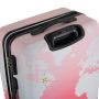 Lot de 3 valises rigides 380 Extensible 55, 66 et 76 cm Map Rose