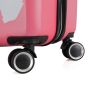 Lot de 3 valises rigides 380 Extensible 55, 66 et 76 cm Map Rose