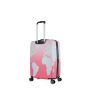 Lot de 3 valises rigides 380 Extensible 55, 66 et 76 cm Map Rose