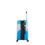 Lot de 3 valises rigides 380 Extensible 55, 66 et 76 cm Map Vert/Bleu