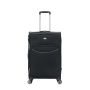 Lot de 4 valises souples 1737 Extensible 55, 67, 78 et 87 cm Noir