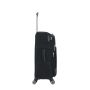 Lot de 4 valises souples 1737 Extensible 55, 67, 78 et 87 cm Noir
