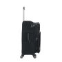Lot de 4 valises souples 1737 Extensible 55, 67, 78 et 87 cm Noir