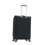 Lot de 4 valises souples 1737 Extensible 55, 67, 78 et 87 cm Noir