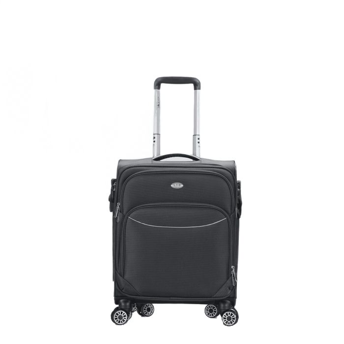 Valise cabine souple 1791 extensible 55 cm Gris