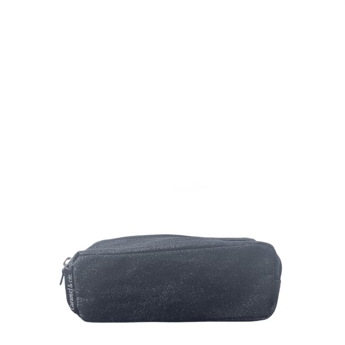 Trousse Double Paillettes Marine 21 cm Bleu