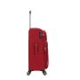 Lot de 4 valises souples 1737 Extensible 55, 67, 78 et 87 cm Rouge