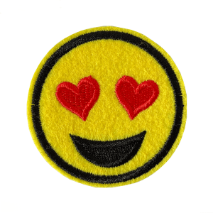 Patch Smiley Coeur