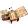 Lot valise cabine + vanity souple 2102 Cognac