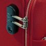 Lot valise cabine + vanity souple 2102 Rouge