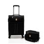 Lot valise cabine + vanity souple 2102 Noir