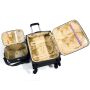Lot valise cabine + vanity souple 2102 Noir