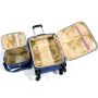 Lot valise cabine + vanity souple 2102 Marine