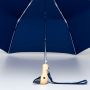 Parapluie pliant poignée tête de canard 113 cm de diamètre Marine