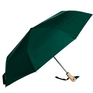 Parapluie pliant poignée tête de canard 113 cm de diamètre Vert Forêt