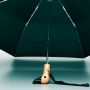 Parapluie pliant poignée tête de canard 113 cm de diamètre Vert Forêt