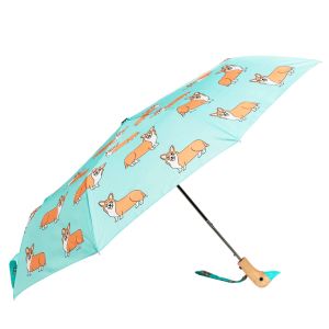 Parapluie pliant poignée tête de canard 113 cm de diamètre Corgi Mint