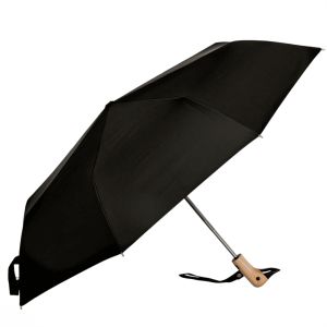 Parapluie pliant poignée tête de canard 113 cm de diamètre Noir