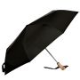 Parapluie pliant poignée tête de canard 113 cm de diamètre Noir