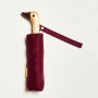 Parapluie pliant poignée tête de canard 113 cm de diamètre Cerise