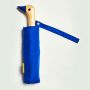 Parapluie pliant poignée tête de canard 113 cm de diamètre Bleu Royal