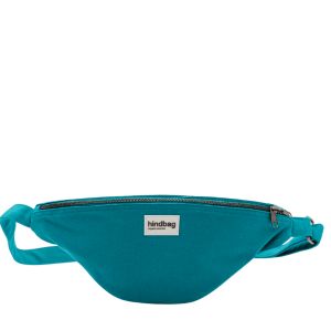 Sac banane Sasha 37 cm Bleu Paon