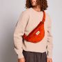 Sac banane Sasha 37 cm Velours Brique