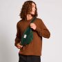 Sac banane Sasha 37 cm Velours Sapin