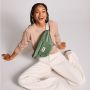 Sac banane XL Sofia 43cm Velours Vert d'Eau