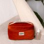 Trousse de toilette Gaspard 25 cm Velours Brique