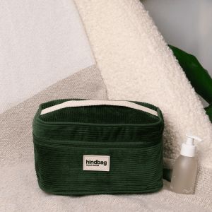 Trousse de toilette Gaspard 25 cm Velours Sapin
