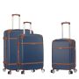 Lot de 3 valises rigides 52303 Extensibles 55, 65 et 75 cm Navy